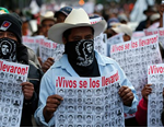 ©Reporters. Decenas de miles de ciudadanos protestaron en Ciudad de México para exigir que se aclare el caso de los desaparecidos